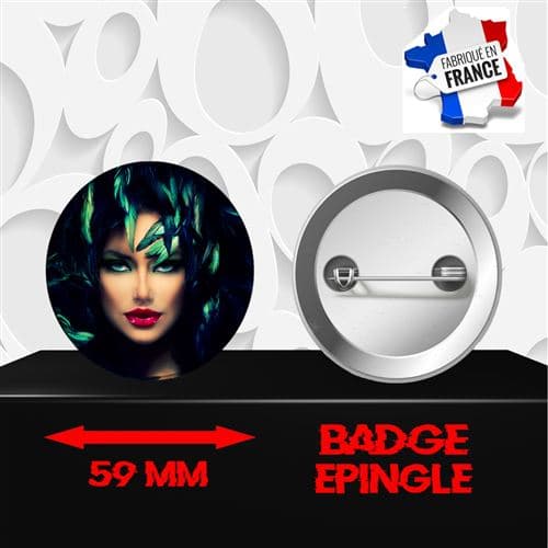 Badge à épingle 59 mm Glamour 309