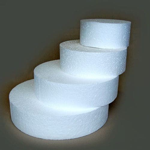 gâteau rond polystyrène 30cm - 4STYT30